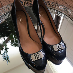 Coach- Patent Leather pumps